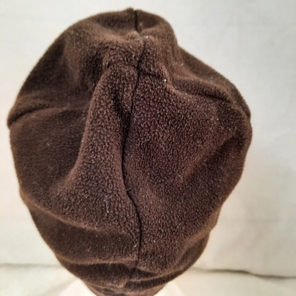 Carhartt chocolate brown fleece beanie hat